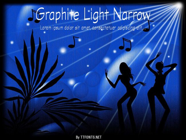 Graphite Light Narrow example